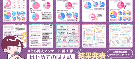 とら同人アンケート🐯「はじめての同人誌」を実施しました（結果発表）