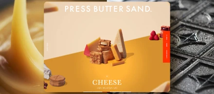 世界観に没入する、BAKE INC.の主力ブランド"PRESS BUTTER SAND"Webサイト【God is in the details #2 】