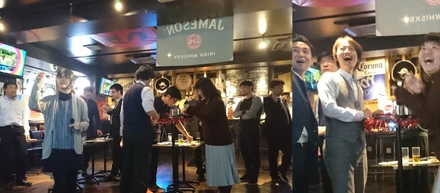 今年のグループ忘年会はダーツ大会！