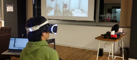 Friday night に皆んなでPlayStationVRをやりましたよ！