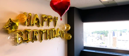 社長の誕生日をサプライズでお祝いしました！