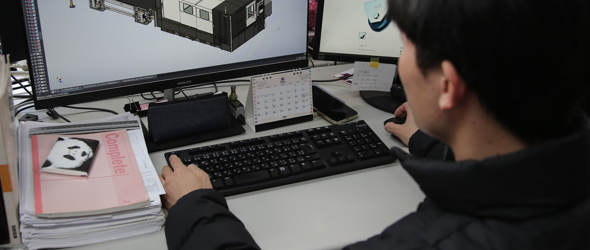 貴方のアイデアが製品になる！工作機械の機械設計、設計補助