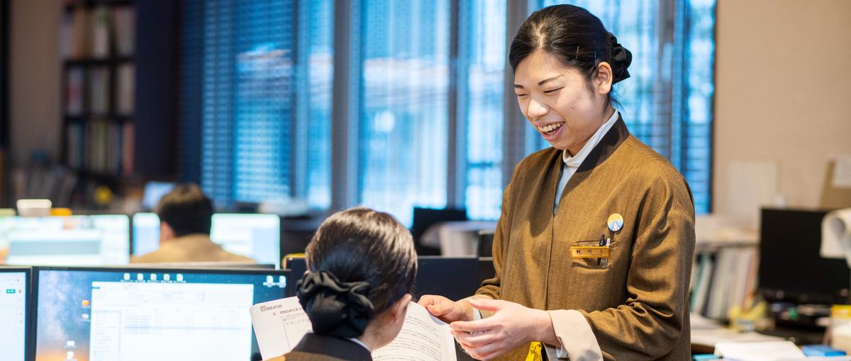 自分の気遣いで笑顔になってほしい！そんな想いを毎日届ける仕事です。