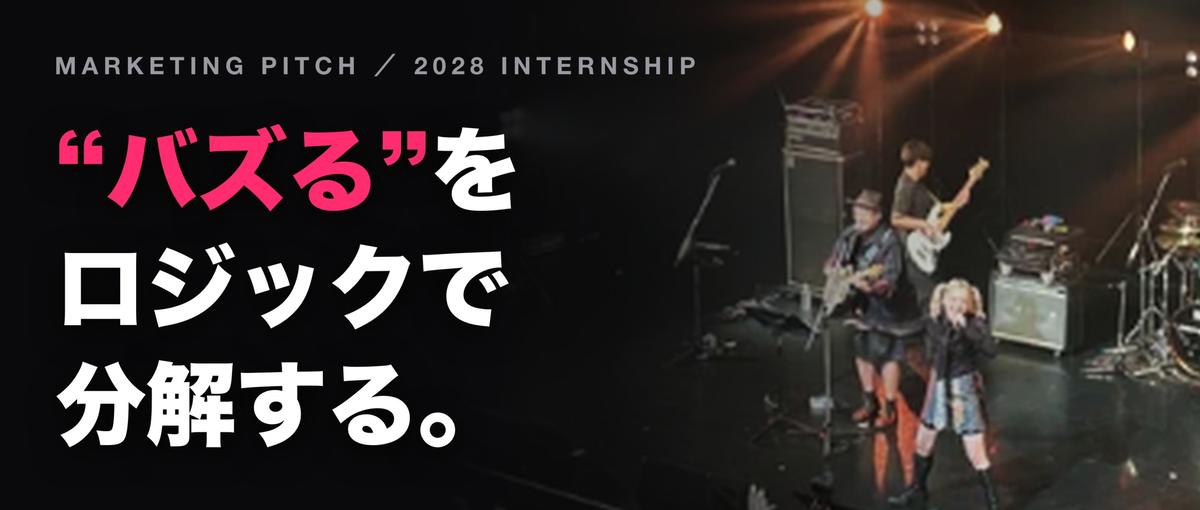  28卒🔥マーケティング戦略立案インターンMarketing Pitch