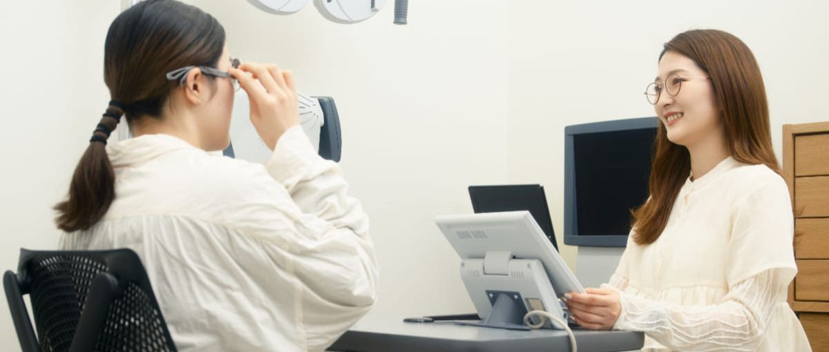 半医半商、半分医者で半分商売。お客様の目の健康を第一に守る専門職に挑戦！