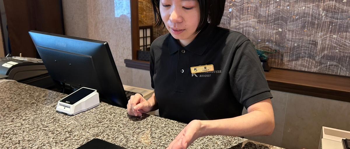 言語を活かす。接客スタッフを募集。