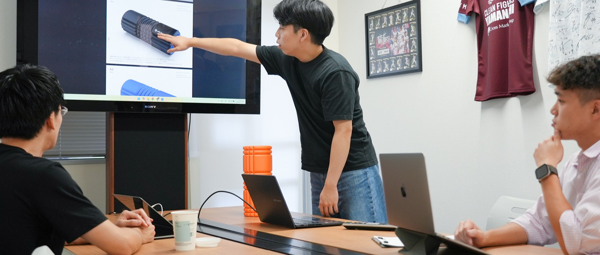 アスリートも愛用している自社商品のWebマーケティング　長期インターン