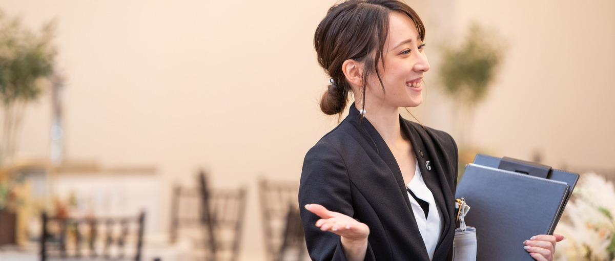 27卒早期面談会／新郎新婦に寄り添いオーダーメイド結婚式を創るプランナー