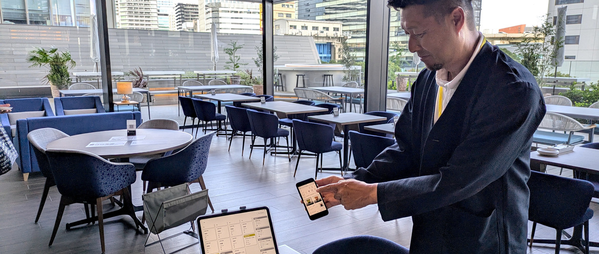 浜松町のダイニングホールで、モバイルオーダーの利用をサポートする社員募集！