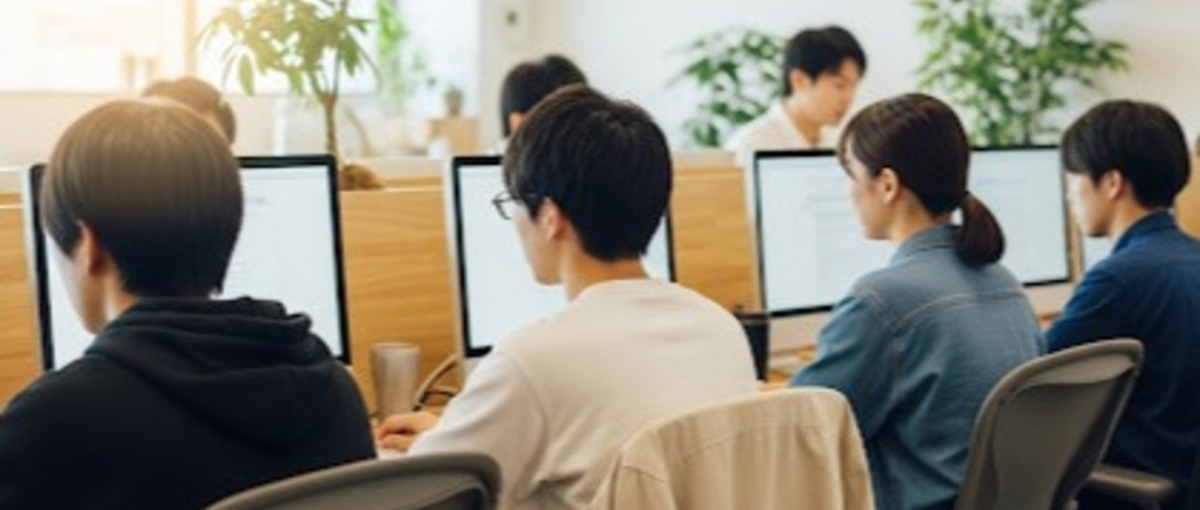 充実のサポートと長期間の研修でエンジニアになれる！！