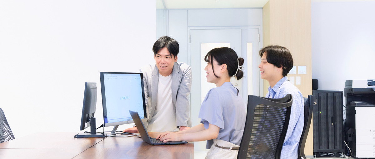 入社後1ヶ月間は研修に集中！経験ゼロから自分のペースでエンジニアを目指せる