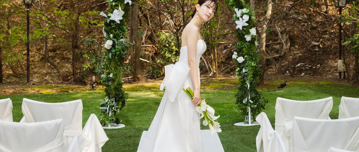 私が買付けた一着です。海外買付～ご提案・当日まで、花嫁様をトータルサポート