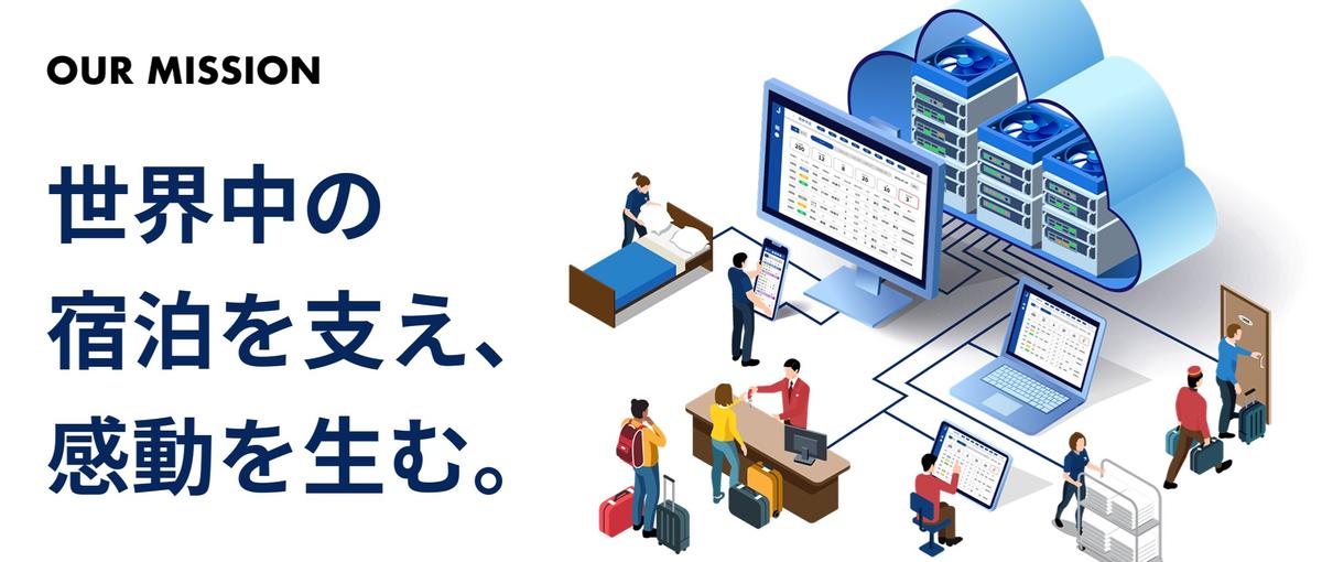 世界のホテルOS開発！300ホテルで毎日使われるサービスを1万ホテルへ