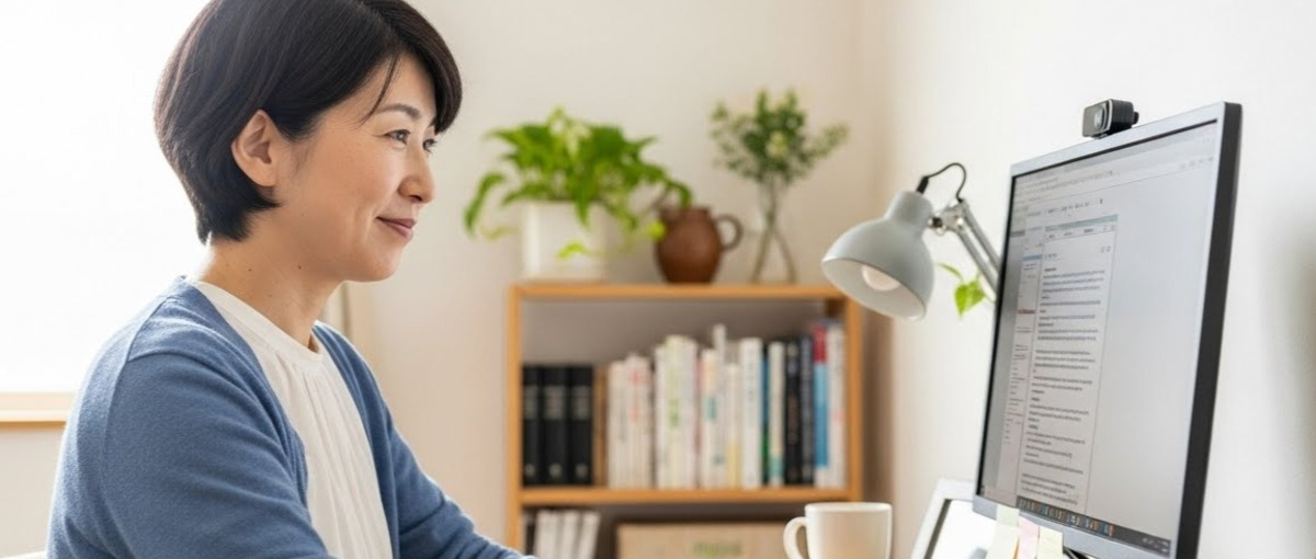 スキマ時間に、自宅で柔軟に働ける教育系事業の事務作業