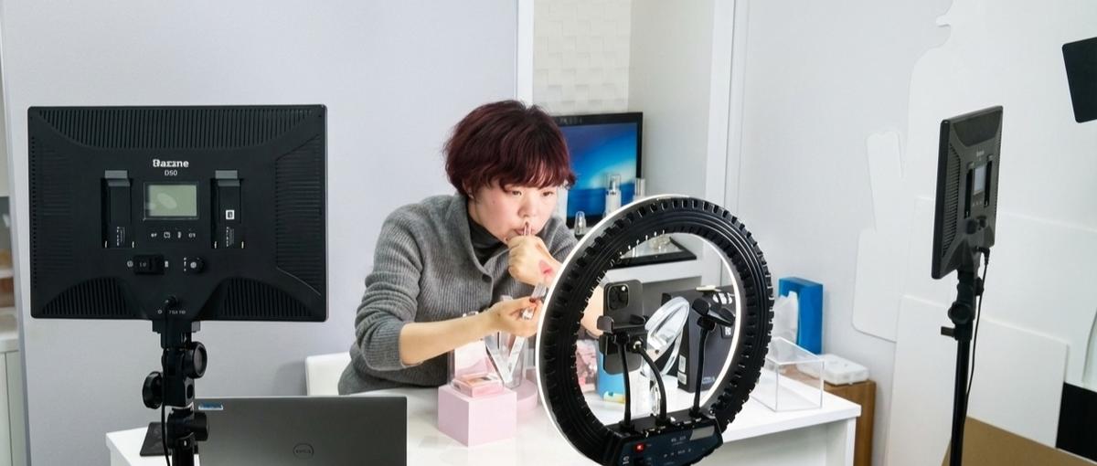 TikTokライバーを仕事に！美容・メイク系配信/サポートあり