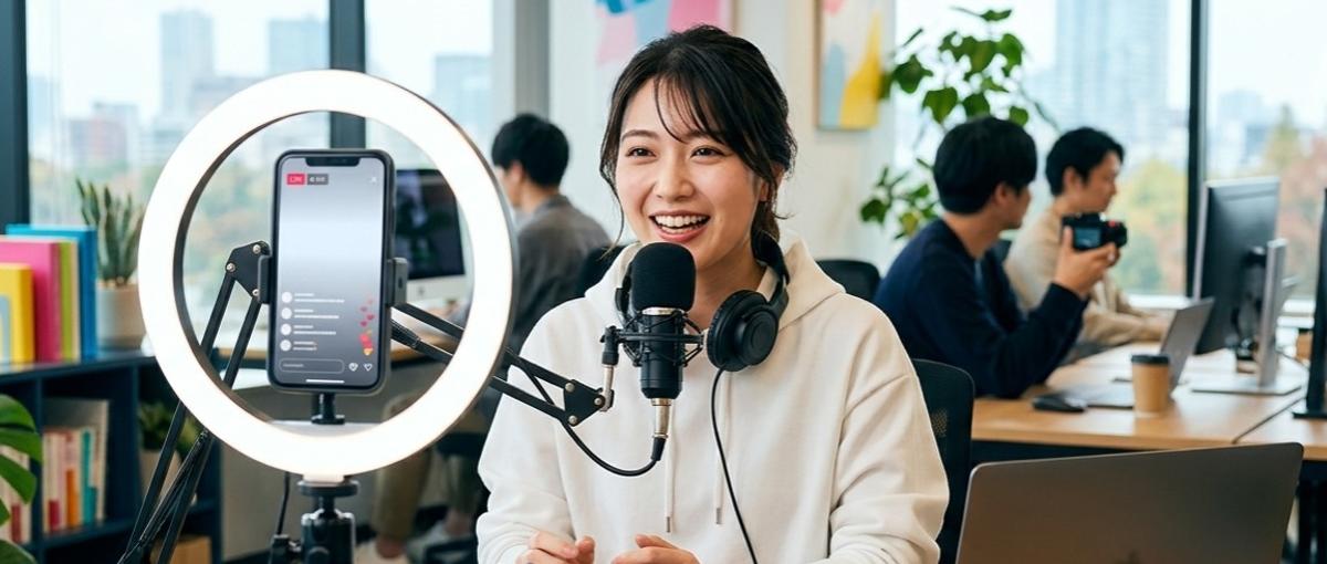 スキマ時間でTikTokライブ配信をしてみませんか？＠新宿