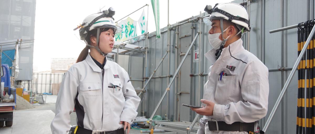 都市の仕事に関わる施工管理を、東京で