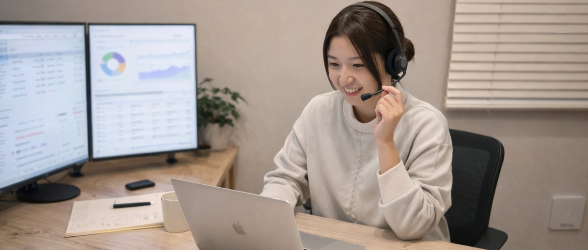 サポート体制が整った環境で取り組むカスタマーサポート
