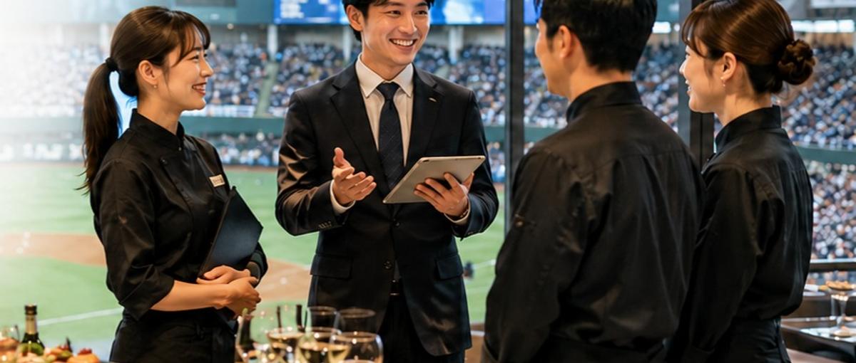 東京ドーム試合日の高揚感を、食でつくる！スポーツ×フードマネージャー