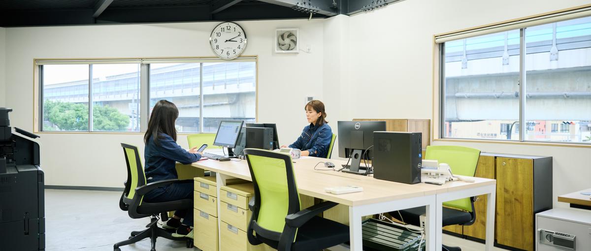 緑をつくる現場を裏側から支える｜総務事務・施工管理補佐｜大阪市此花区