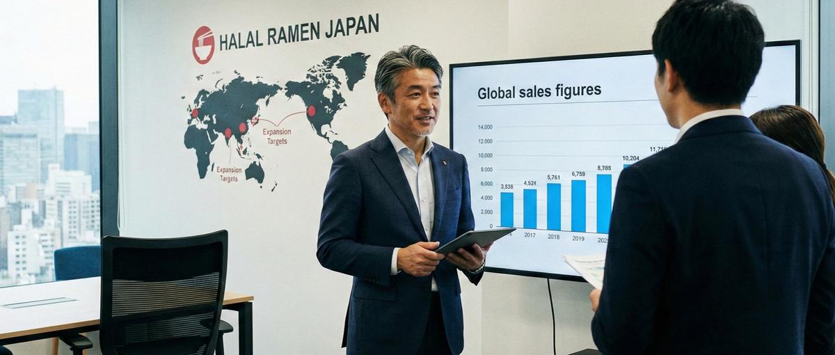 COO候補。世界へ挑むハラルラーメン事業の全権を握る事業統括責任者