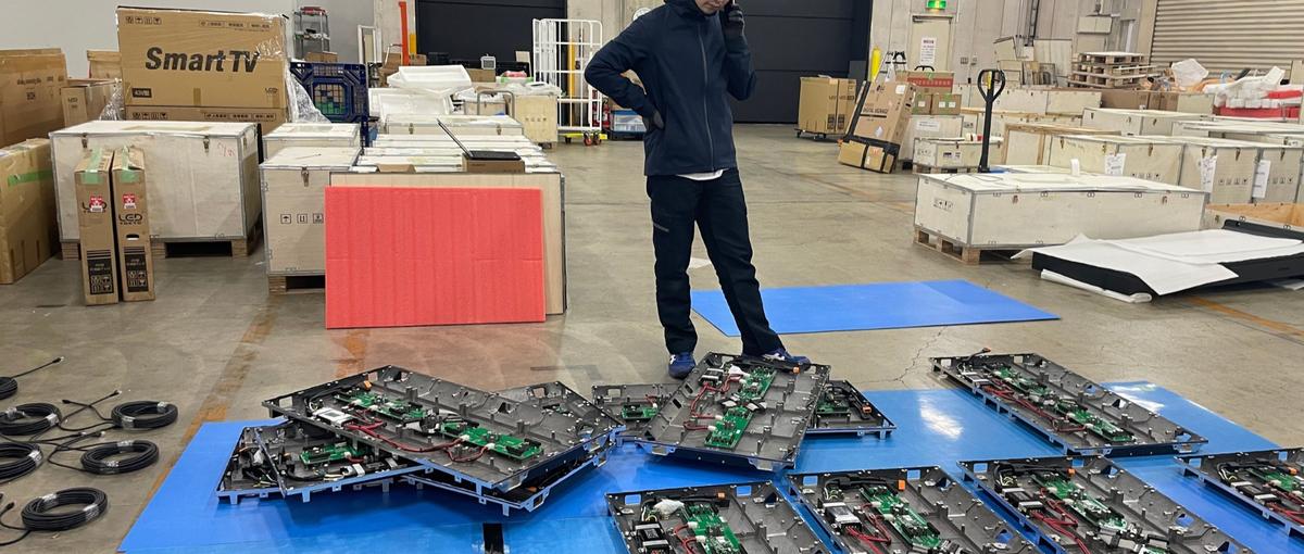 空間演出を支える！LEDビジョンの検品・商品管理メンバー募集！