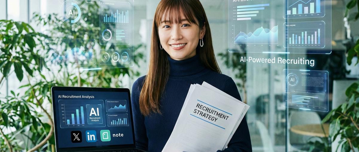 採用×AIで攻めの人事へ。戦略、SNS、制度設計まで一気通貫の人事募集！