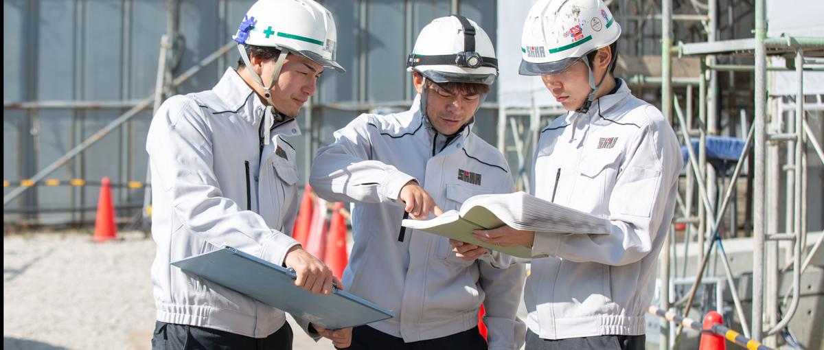 信頼を積み重ねて任される現場の施工管理