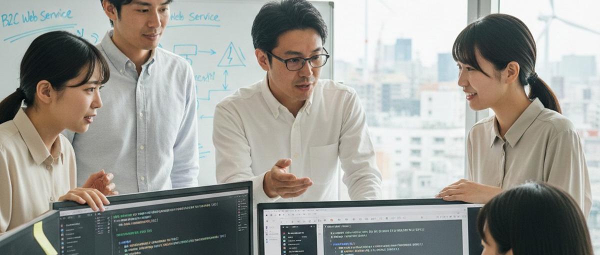 エネルギー提供企業テックリード募集！Go React