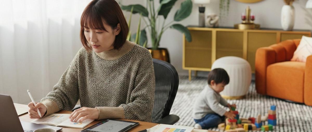 子供の急な発熱に、お互い様の優しさを。背中を預け合える仲間と働くデザイナー