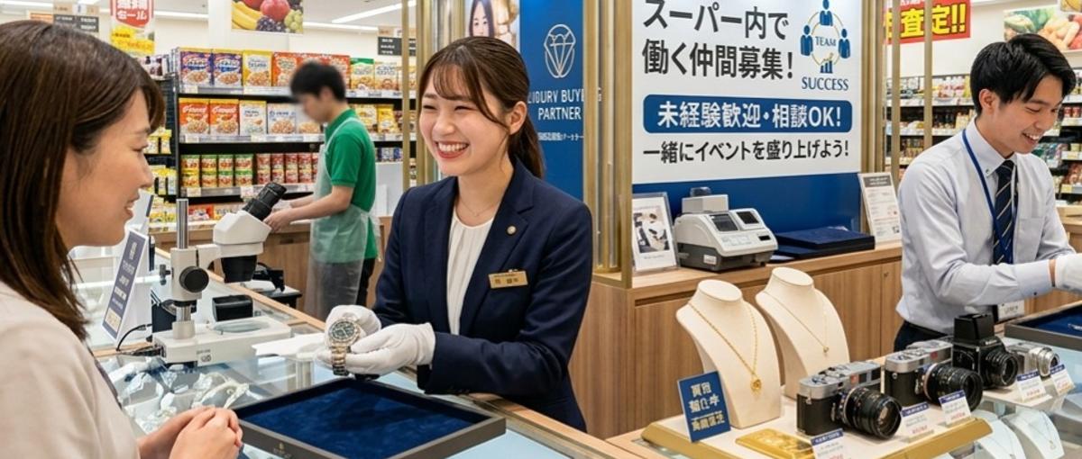  催事型のブランド買取営業！あなたの営業力、活かしていきませんか？