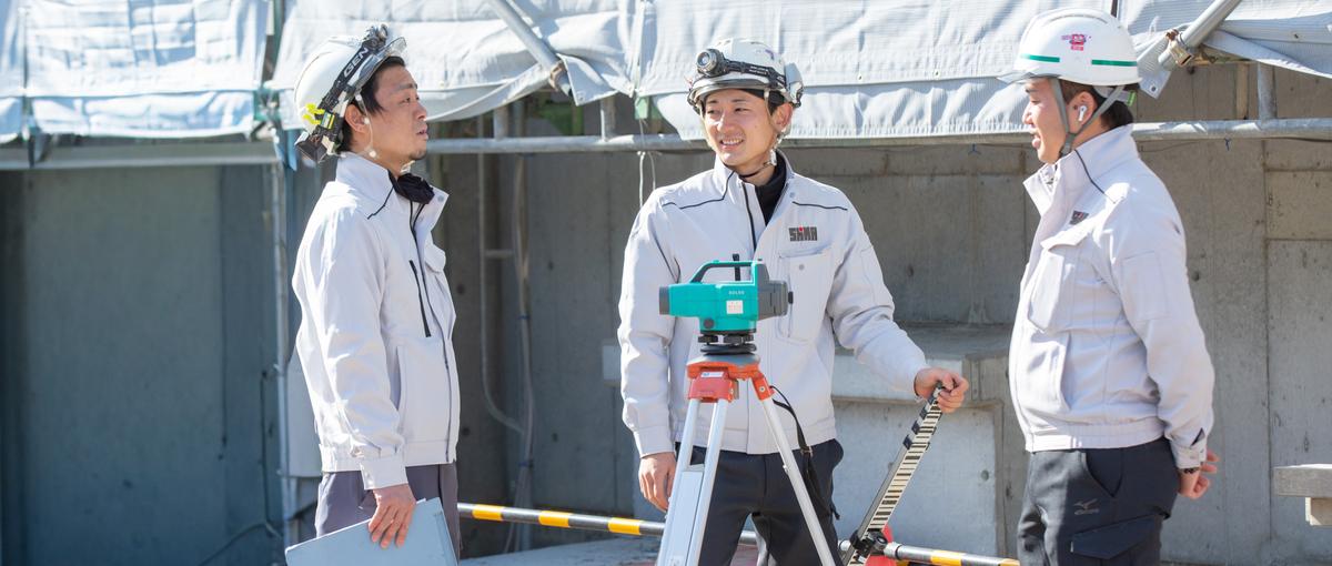 建物づくりを動かす 建設プロジェクトメンバー