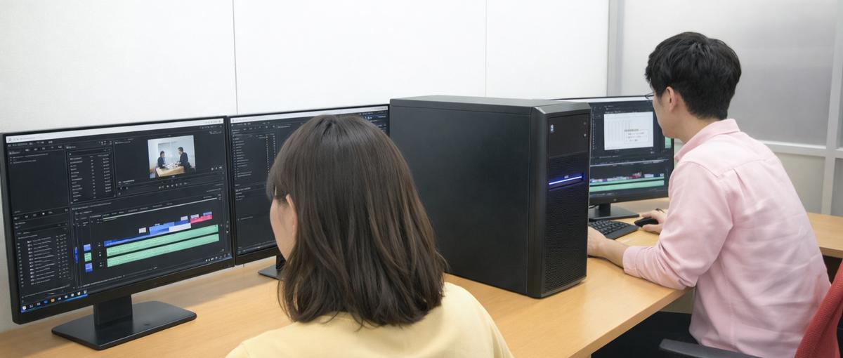 映像教材の編集スタッフ募集！働きながら映像編集のスキルを身に着けよう！