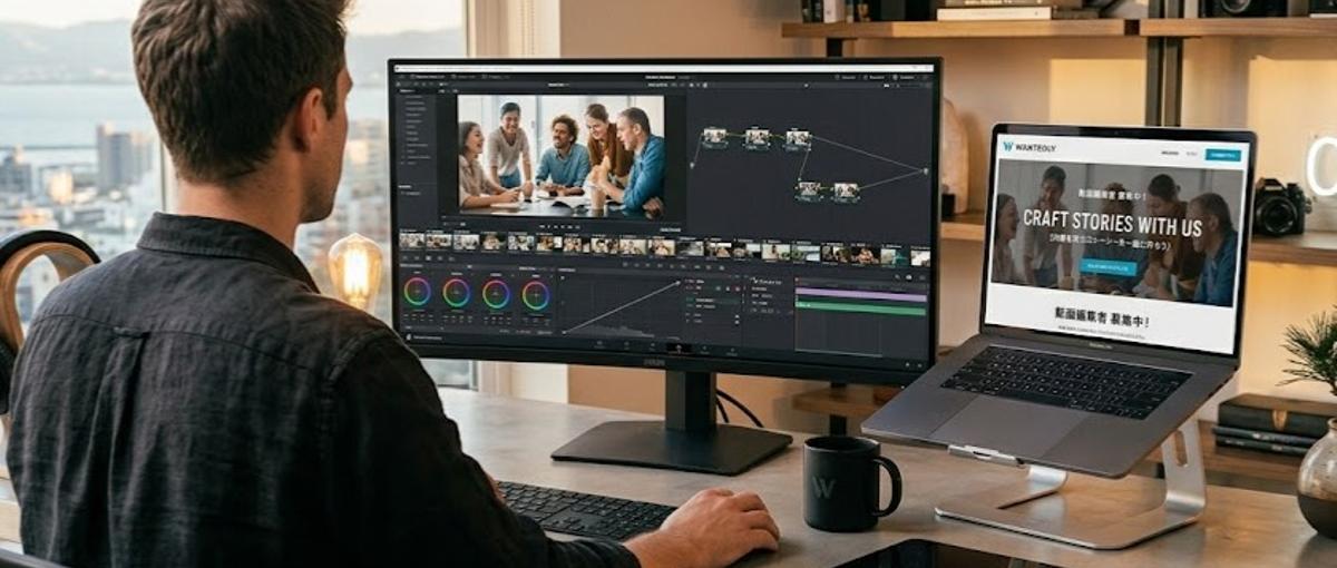 自由な働き方OK！ショート動画編集クリエイターを募集しています。