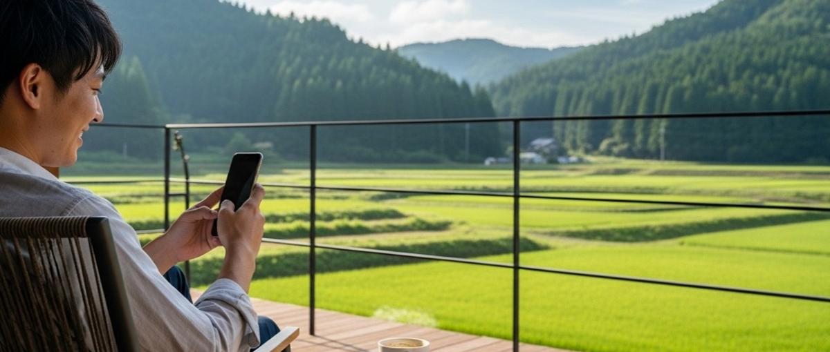 自然豊かな環境でゆとりある生活しませんか？都会から離れた新たな働き方へ！