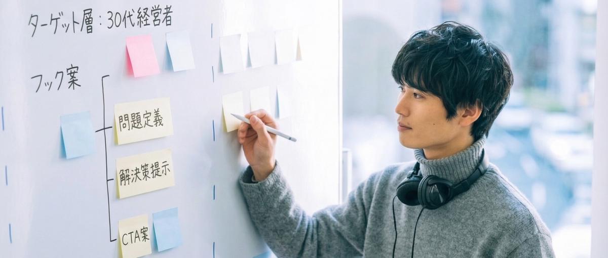 企画に集中できる｜どこでもOK・クライアント対応なし｜YouTube作家