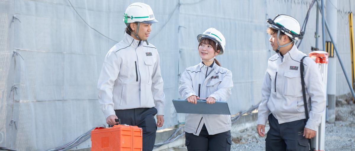 街の未来をつくる 建設プロジェクトメンバー
