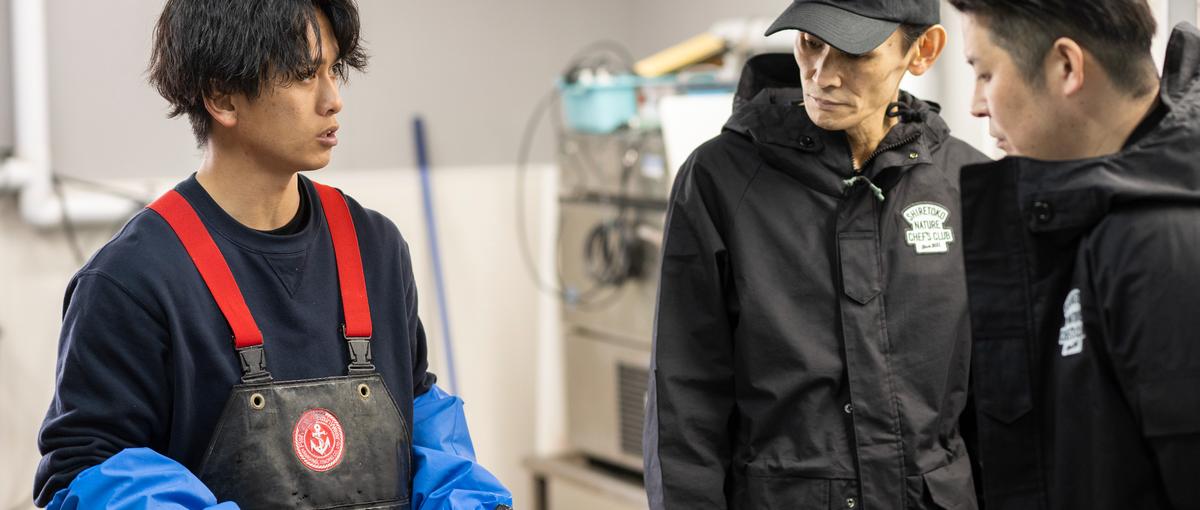 建物の中では収まらない。大空という自然の下が私たちのフィールドです。