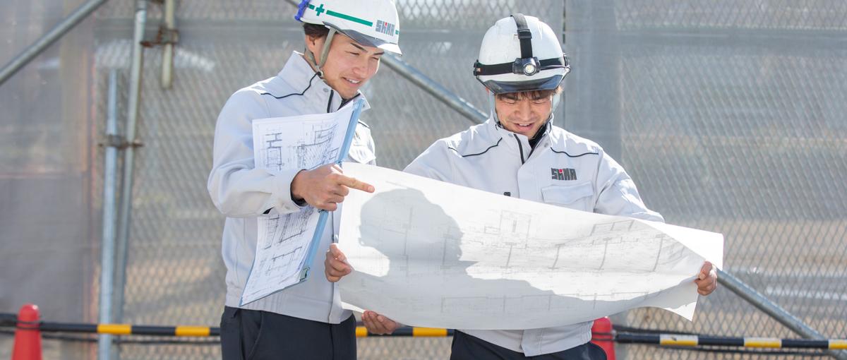 建設の現場を動かす 建設プロジェクトメンバー