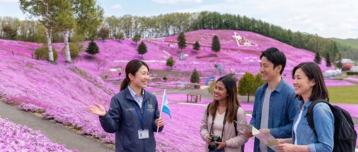 北海道の絶景があなたのオフィス。芝桜公園の未来をデザインする仲間を募集！