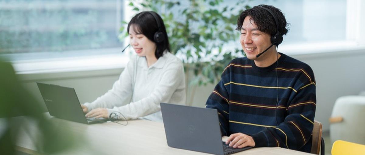 お墓事業部門コールセンターでの内勤営業担当