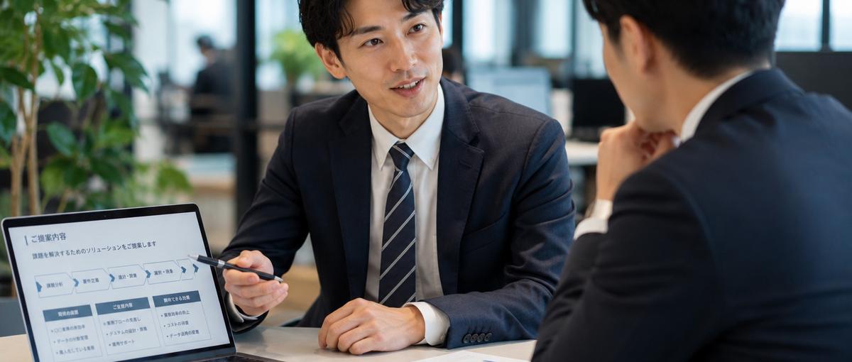 作りたいものを叶える仕事です！システム開発における企業と寄り添う営業！