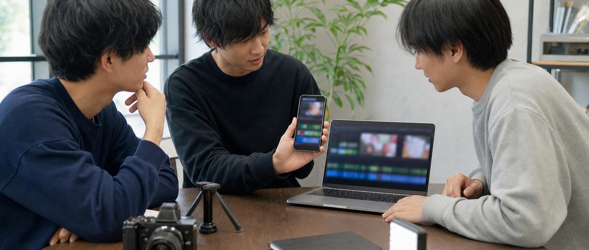 SNS動画の冒頭とテンポを作品実績へ｜編集クリエイター募集