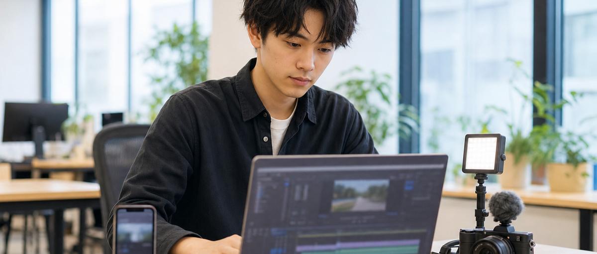 SNS動画編集をポートフォリオへ｜冒頭設計を磨くクリエイター募集
