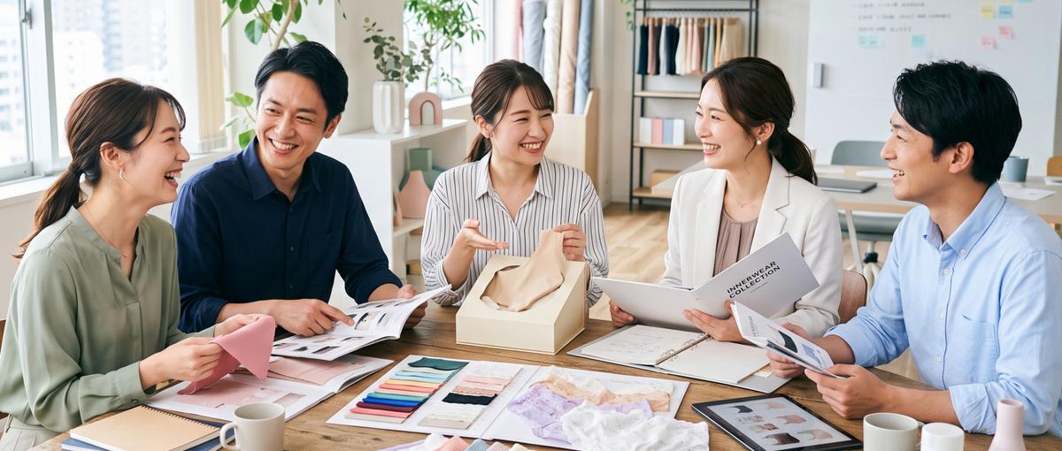 ものづくりのプロへ！インナーウェアの海外連携OEM企画営業
