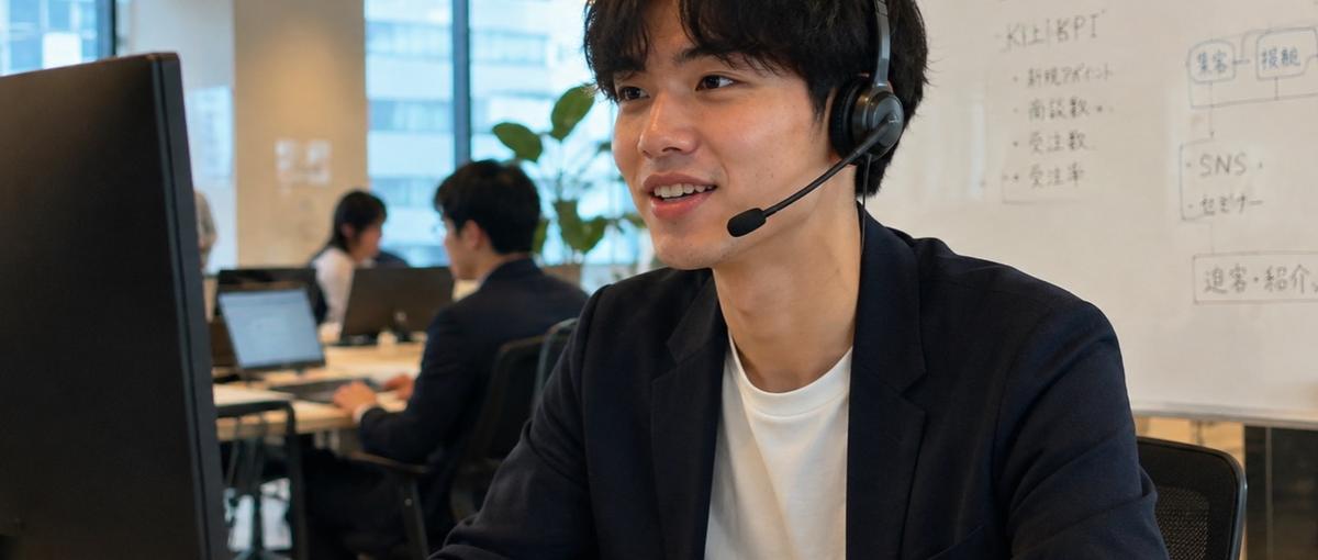 話すのが好き、を強みに変えられるチャンス。恵比寿で始める営業インターン！