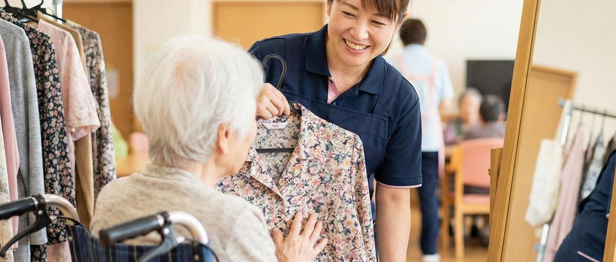 高齢者施設でご自身で選ぶ喜びをお届けし感謝のお言葉をいただける販売スタッフ