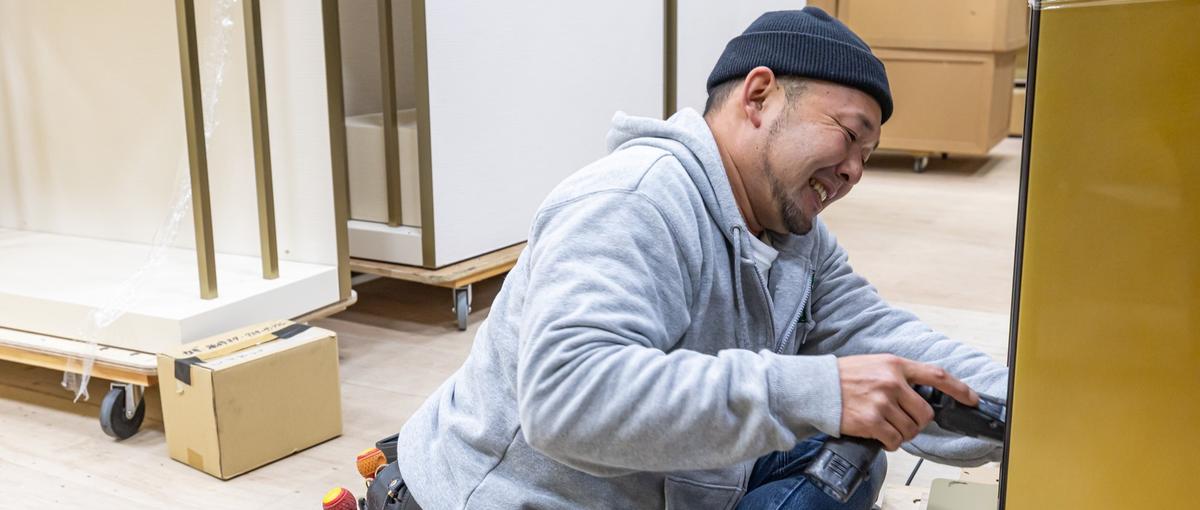 毎回違うこだわりのモノづくりができる！独立も見据えられる家具制作