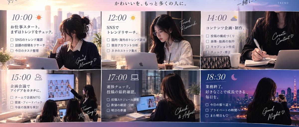 学生扱いしません。裁量も責任も渡す美容SNSマーケインターン