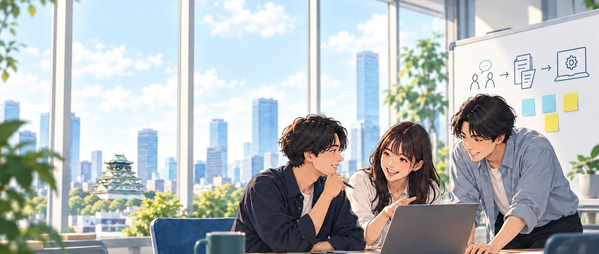 大阪｜企業の課題を見つけ、生成AIで業務改善に挑む学生インターン